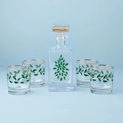 Holiday 5-Piece Whiskey Set