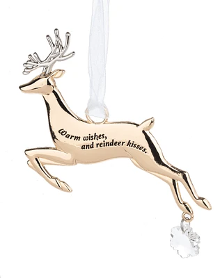 Warm Wishes and Reindeer Kisses Ornament