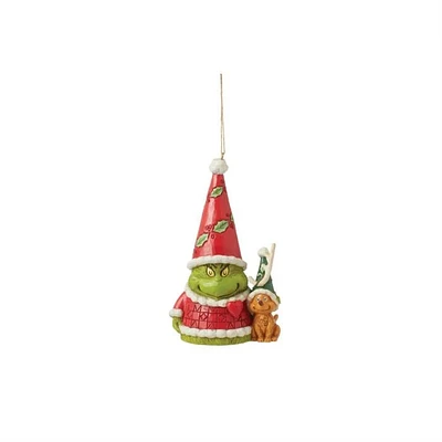 Santa Grinch Gnome and Reindeer Max Ornament