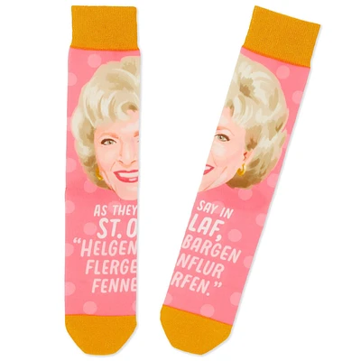 Rose The Golden Girls St. Olaf Novelty Crew Socks