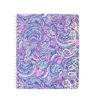 Large Hardcover Spiral Notebook - Happy As A Clam