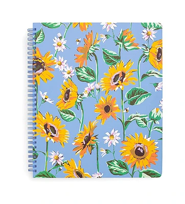 Large Spiral Notebook - Sunflower Sky