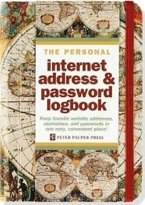 Internet Address and Password Book- Old World