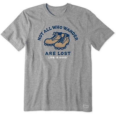 Not All Who Wander Are Lost Short Sleeve Tee  Men's