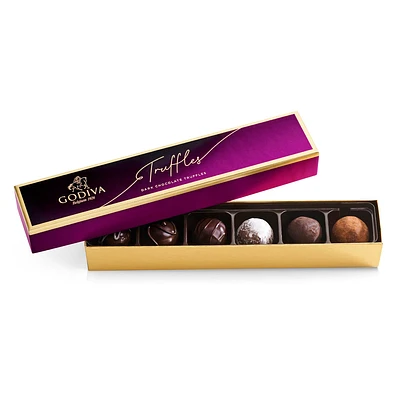 Dark Decadence Truffle Flight, 6 piece