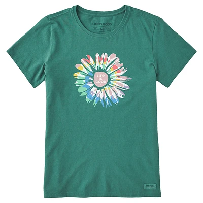 Tie Dye Daisy Short Sleeve Tee Women's