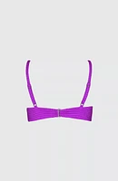 Top Bikini Morado Argolla Vibra Bonita