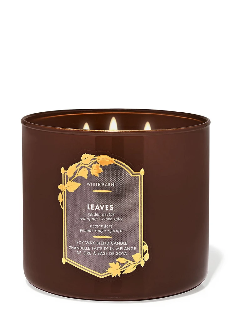 Leaves 3-Wick Candle