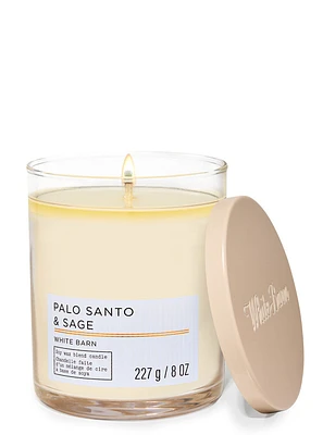 Palo Santo & Sage Single Wick Candle