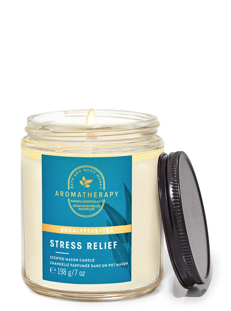 Eucalyptus Tea Mason Single Wick Candle