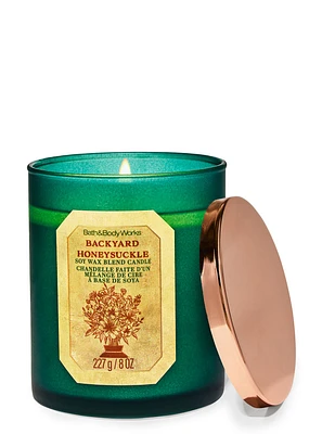 Backyard Honeysuckle Single Wick Candle