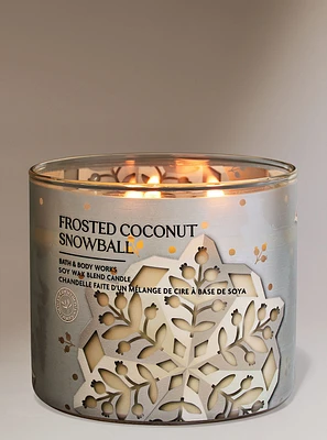 Frosted Coconut Snowball 3-Wick Candle