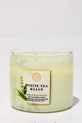 White Tea & Sage 3-Wick Candle