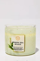 White Tea & Sage 3-Wick Candle