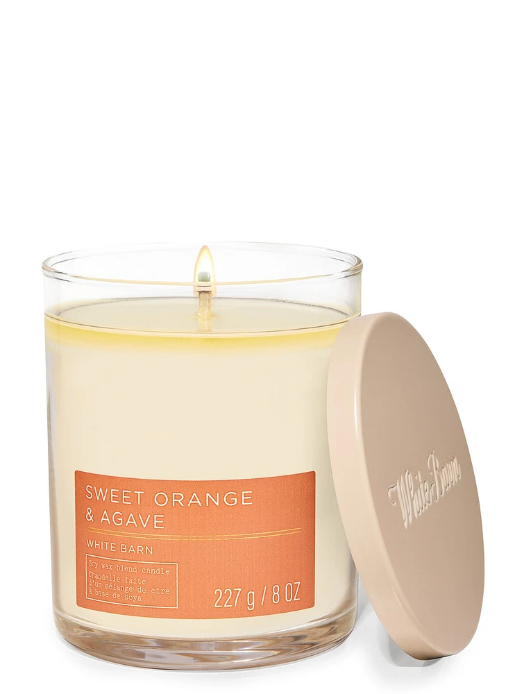 Sweet Orange & Agave Single Wick Candle