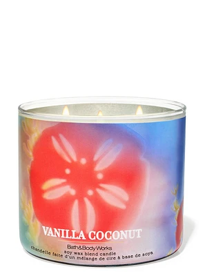 Chandelle à 3 mèches Vanilla Coconut