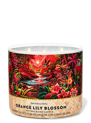 Orange Lily Blossom 3-Wick Candle