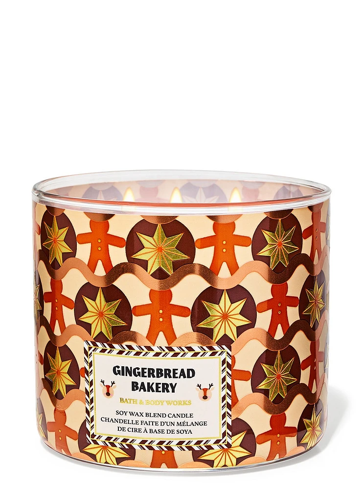 Gingerbead Bakery 3-Wick Candle