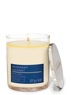 Mahogany Coconut Single Wick Candle