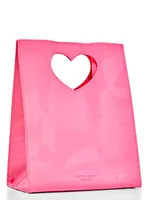 Pink Heart Handle Gift Bag