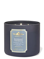 Mahogany Teakwood 3-Wick Candle