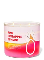 Pink Pineapple Sunrise 3-Wick Candle