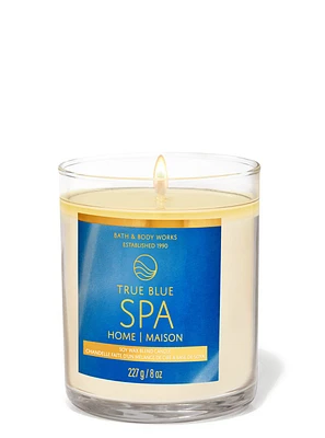 True Blue Spa Single Wick Candle
