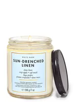 Sun-Drenched Linen Mason Single Wick Candle