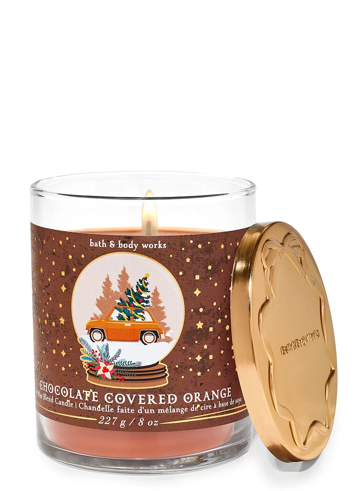 Chocolate Covered Orange Single Wick Candle