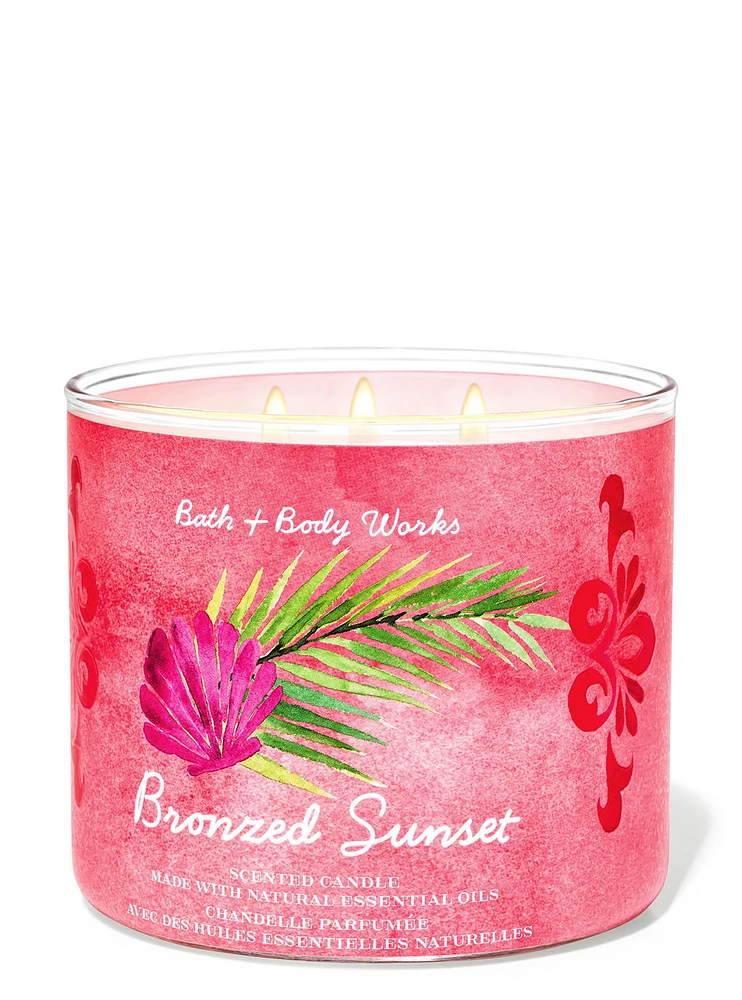 Bronzed Sunset 3-Wick Candle