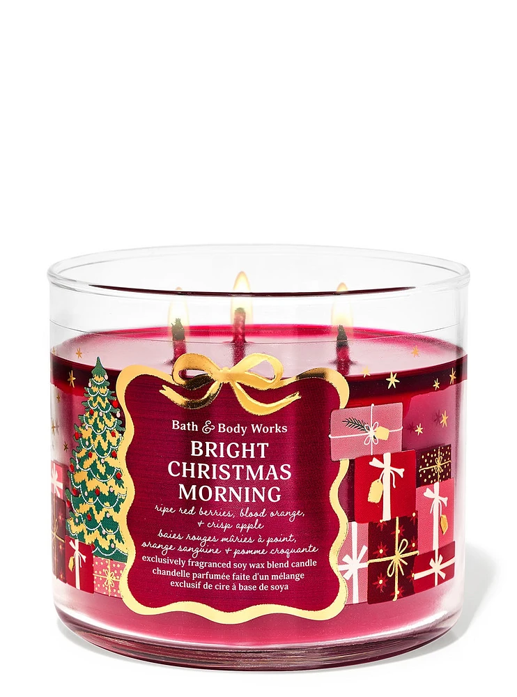 Bright Christmas Morning 3-Wick Candle