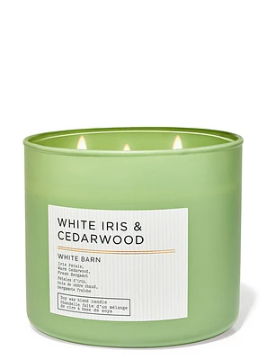 White Iris & Cedarwood 3-Wick Candle