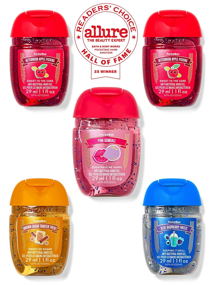 Time To Shine PocketBac Hand Sanitizers, 5-Pack