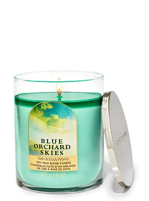 Blue Orchard Skies Single Wick Candle