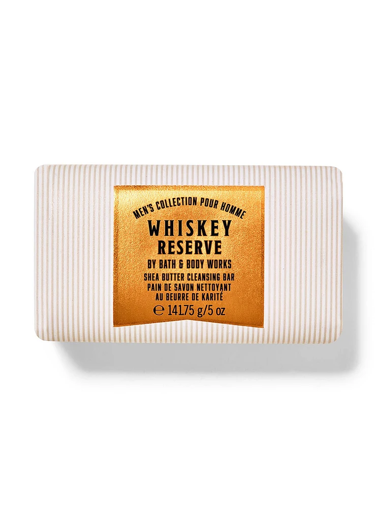 Whiskey Reserve Shea Butter Cleansing Bar