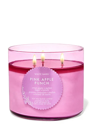 Pink Apple Punch 3-Wick Candle