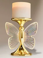 Porte-chandelle à 3 mèches papillon lumineux