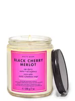 Black Cherry Merlot Mason Single Wick Candle