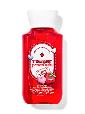 Nettoyant pour le corps format mini Strawberry Pound Cake