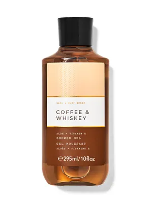 Bath & Body Works COFFEE & WHISKEY Shower Gel Body Cream & Cologne Mist Gift  Set