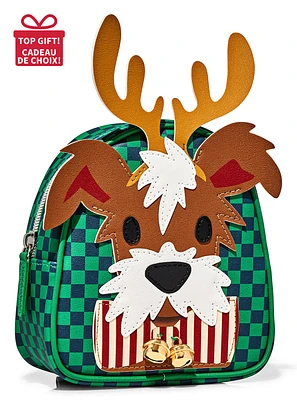 Reindeer Dog Mini Backpack