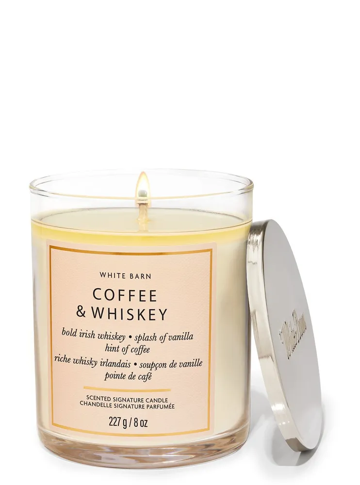 Coffee & Whiskey Signature Single Wick Candle