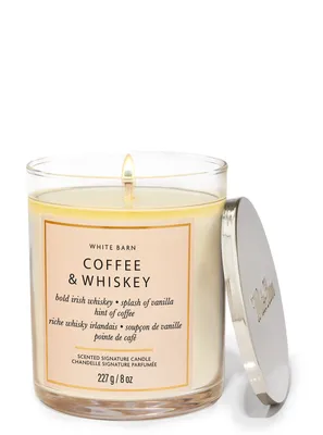 Coffee & Whiskey Signature Single Wick Candle