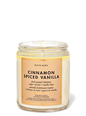 Cinnamon Spiced Vanilla Mason Single Wick Candle