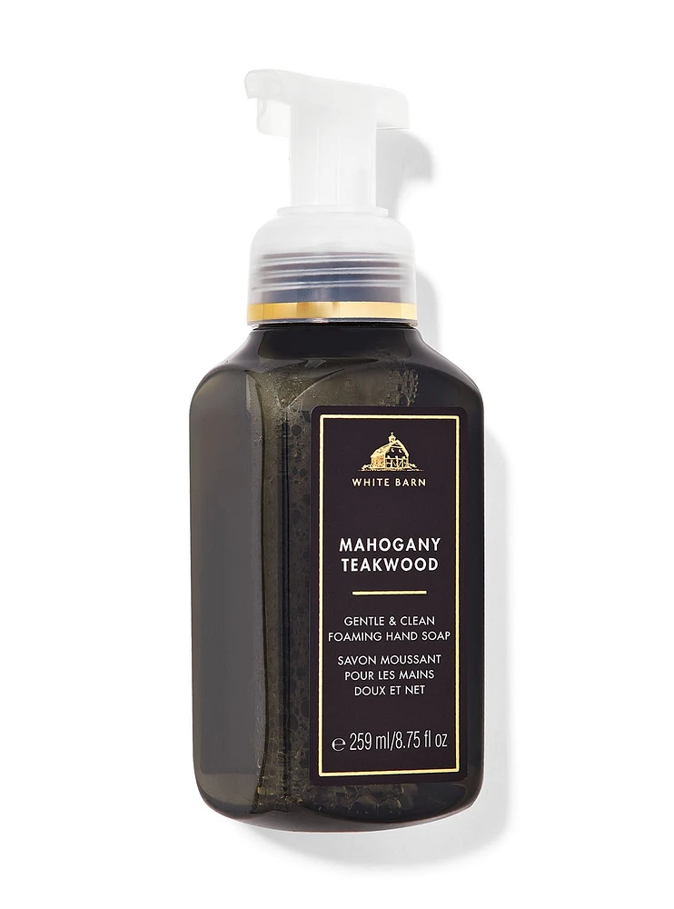 Mahogany Teakwood Gentle & Clean Foaming Hand Soap