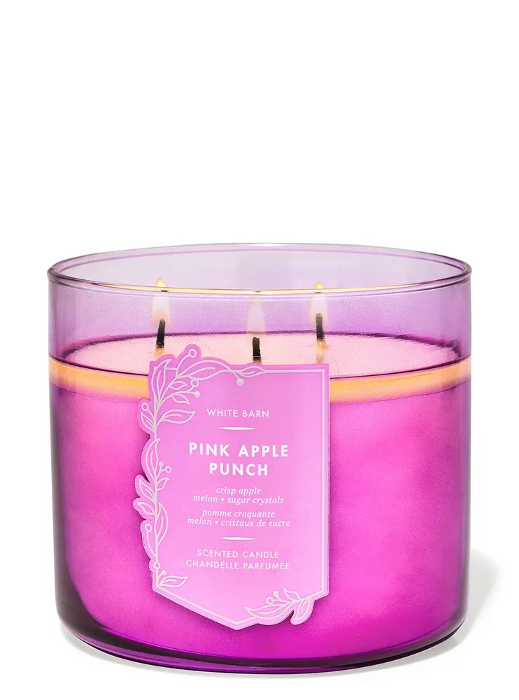 Pink Apple Punch 3-Wick Candle