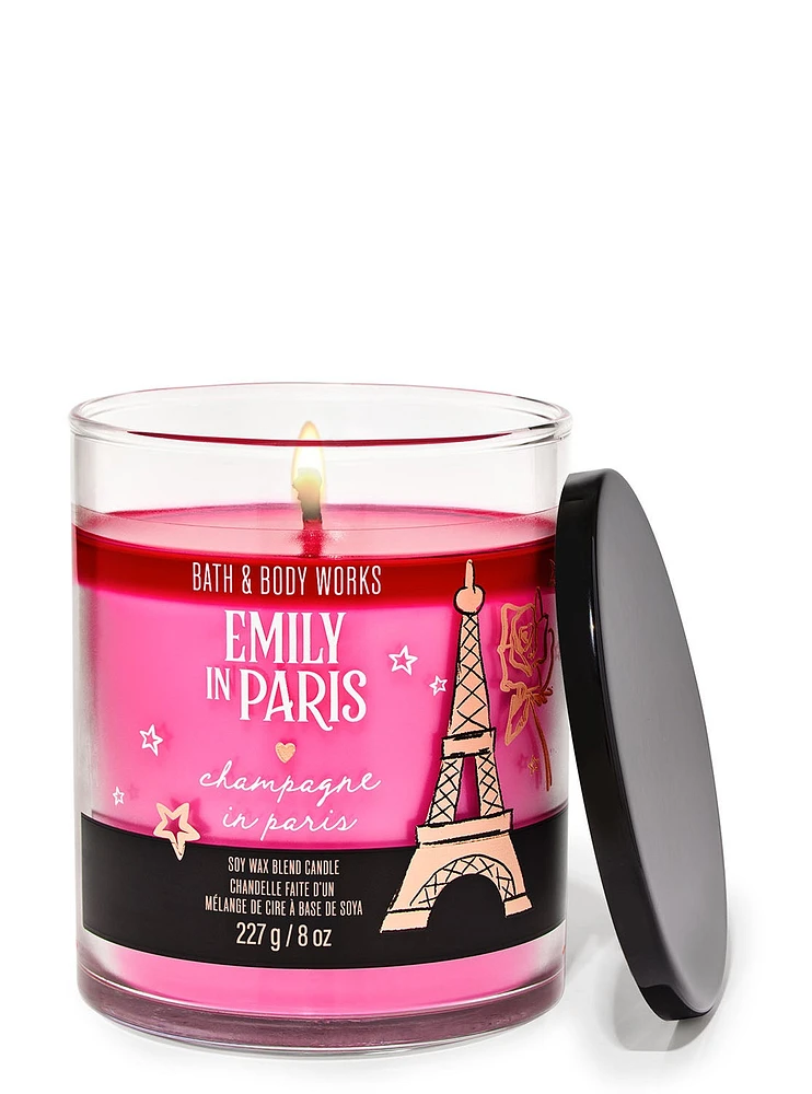 Champagne In Paris Single Wick Candle