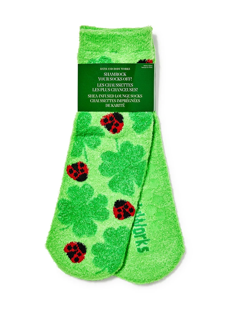 Lucky Shamrock Shea-infused Socks