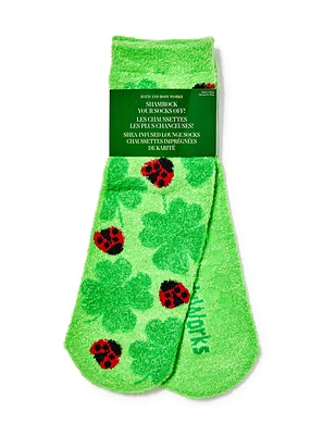 Lucky Shamrock Shea-infused Socks