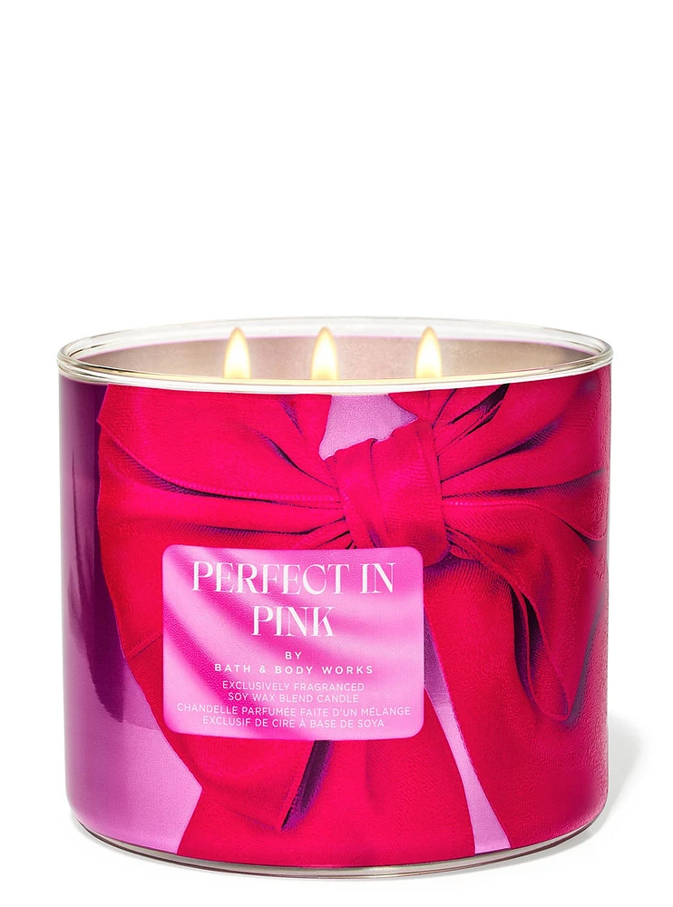 Perfect In Pink 3-Wick Candle